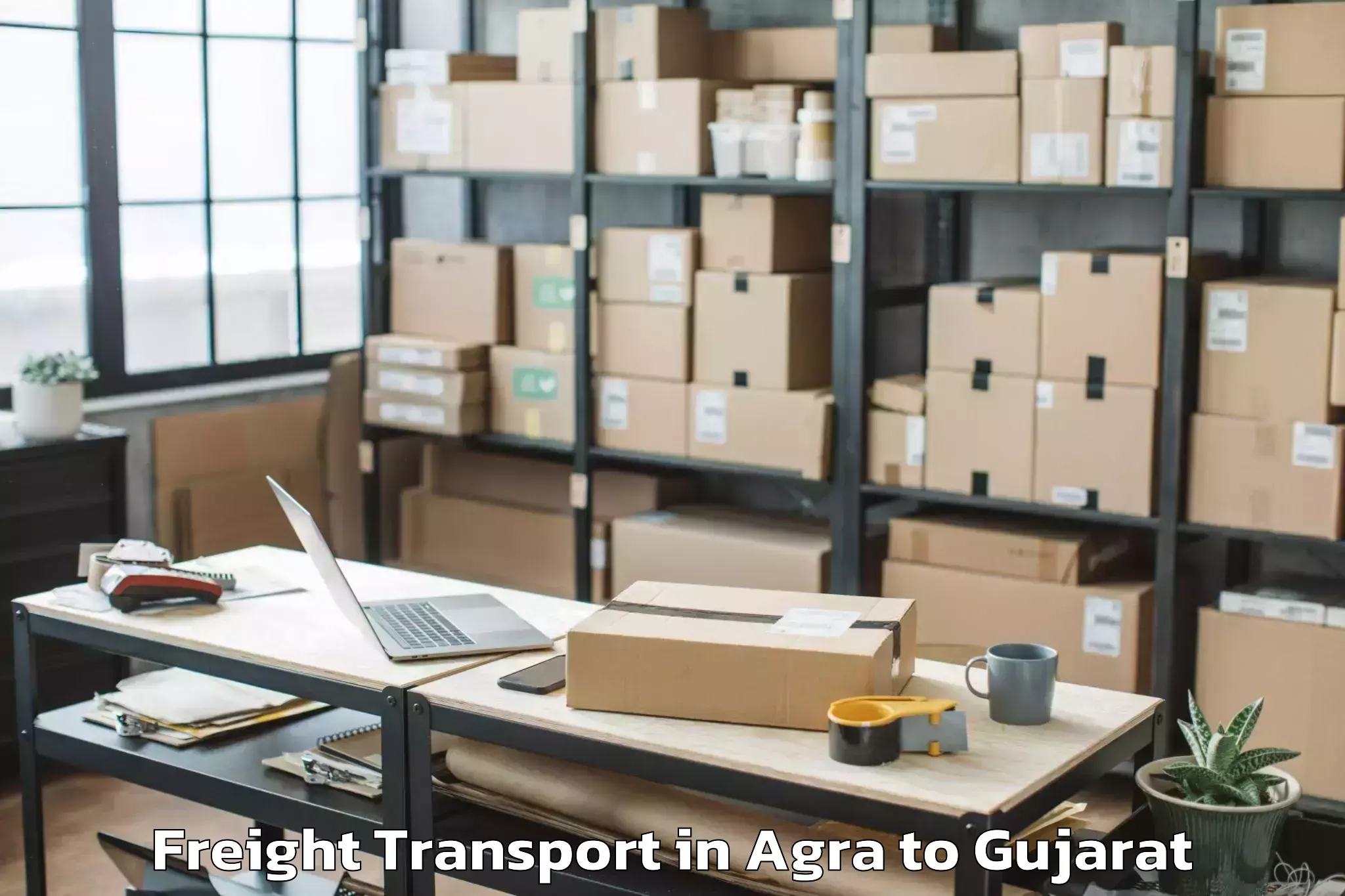 Expert Agra to Jamjodhpur Freight Transport